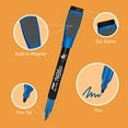 thumbnail image 2 of 12 Pack Magnetic Dry Erase Markers Fine Tip Classic Colors Whiteboard Markers with Eraser Cap, 2 of 8
