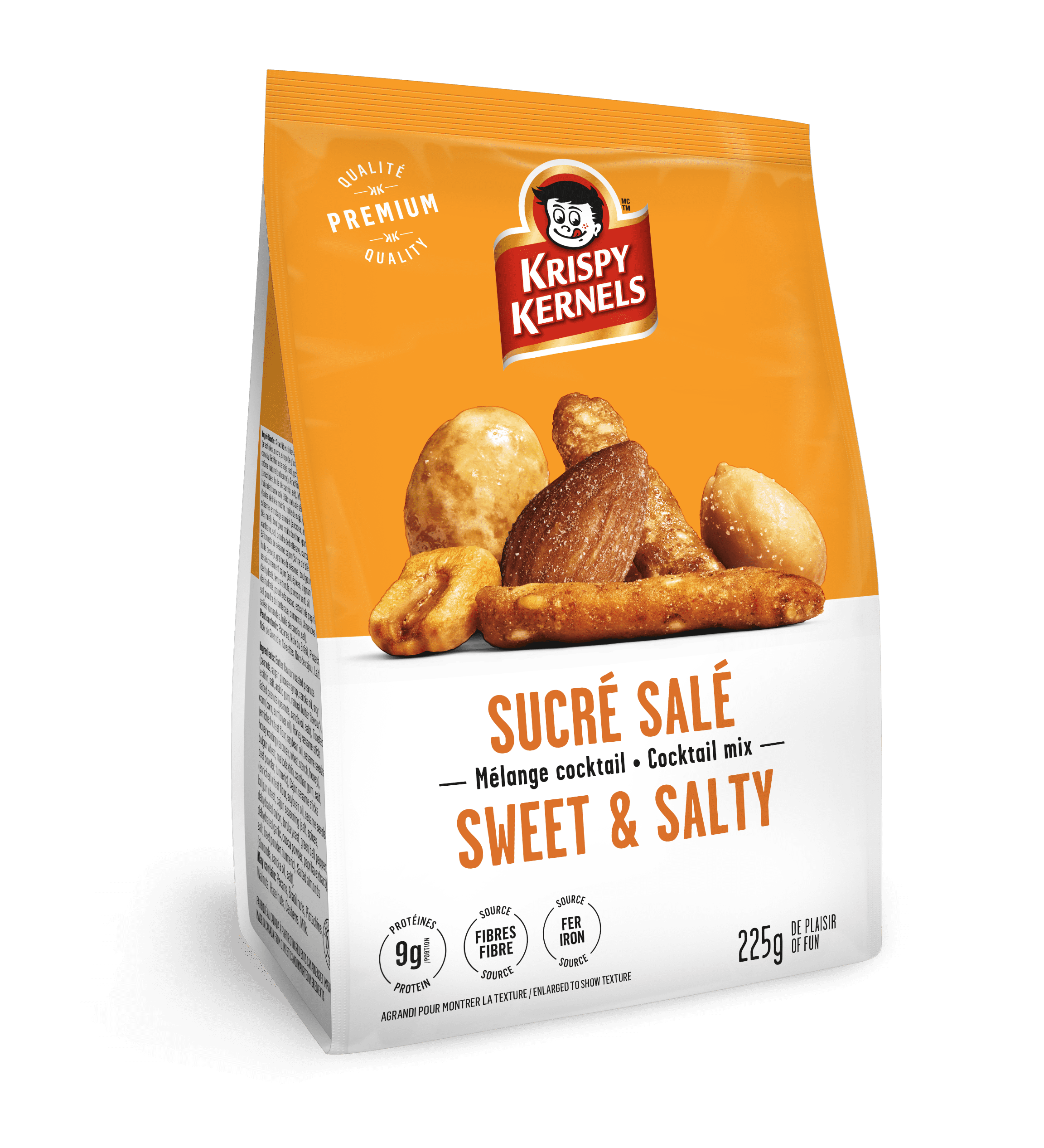 Krispy Kernels Sweet & salty cocktail mix 225g