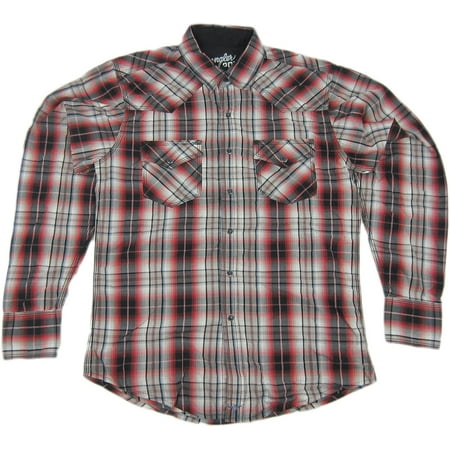 Wrangler Mens 20X Twenty X Western Plaid Pearl Snap Shirt MJ1246M | Walmart Canada Wrangler Mens 20X Twenty X Western Plaid Pearl Snap Shirt MJ1246M | Walmart Canada