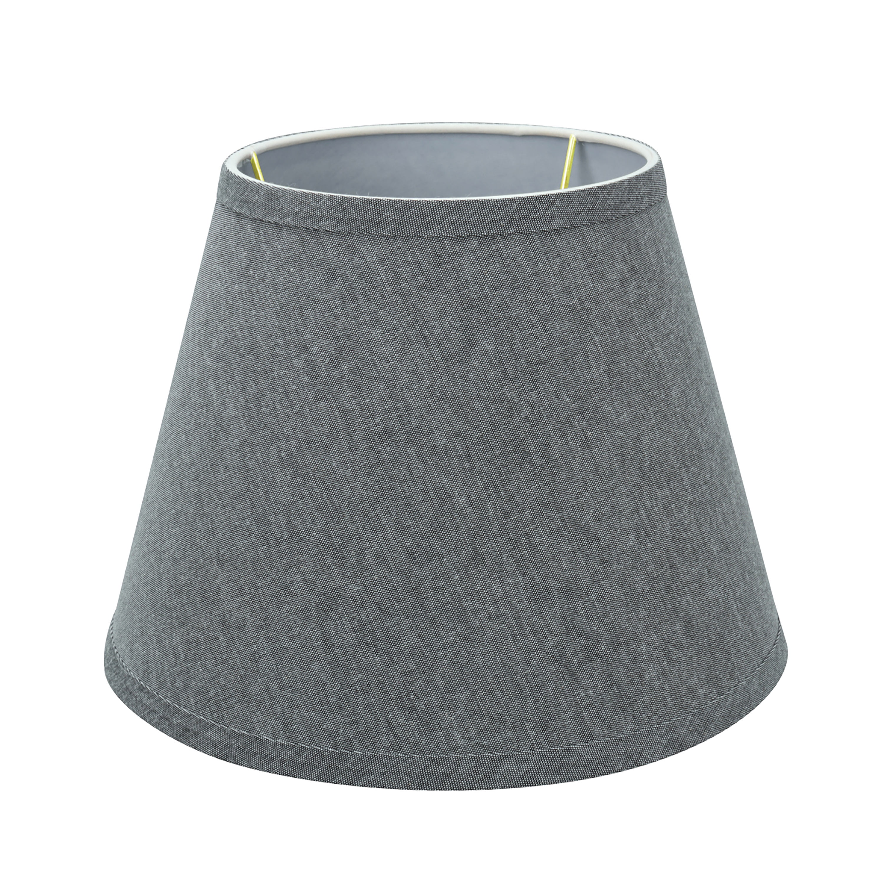 Aspen Creative 58853 Transitional Hardback Empire Shape UNO Construction Lamp Shade in Grey, 10" Wide (6" x 10" x 7 1/2")