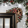 thumbnail image 6 of Velmasee Door Frame Corner Decor, Christmas Woodland Animal Tree Hollow Door Toppers, Wooden Festive Design No-Drill Mount, Holiday Ornament for Xmas Home Door Frame Wall Party Decor, 6 of 7