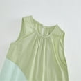 thumbnail image 5 of KAOOCXU Girl New Dress Patchwork Sleeveless O-Neck Simple Stylish Dresses Summer Cotton Sundress Kids Durable Playsuit Sunsuit Clothes, 5 of 9
