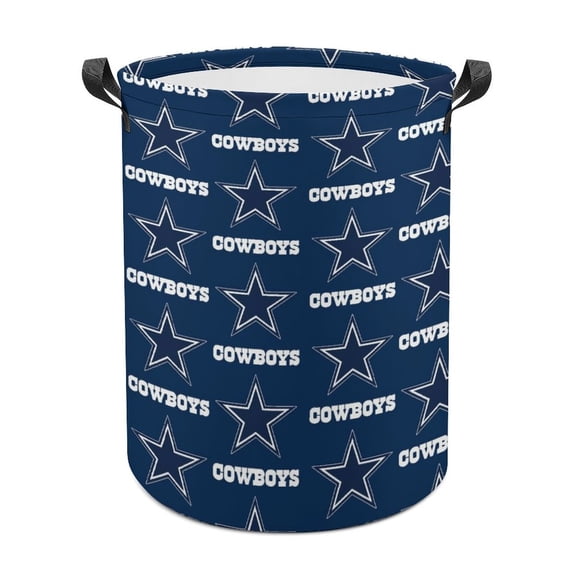 Football CowboysLaundry Basket Collapsible Clothing Hamper Toys Organizer Storage Bins