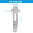 thumbnail image 2 of 2 Pcs Deep Carry Pocket Clip Set Compatible with Benchmade Bugout 535 and Most Benchmade Knives（Stone Wash）, 2 of 5