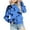 Blue, variant on ibuvkizy Girls Sweatshirt,Graphic Sweatshirts for Teen Girls Crewneck Oversized Sweatshirt Kids Fashion Long Sleeve Pullover Tops 1-12 Years