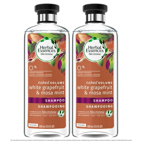 Herbal Essences Bio:renew Volume Shampoo, White Grapefruit & Mosa Mint, 2 Pk, 13.5 Fl Oz