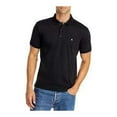 thumbnail image 2 of rag & bone Men's Solid Black Cotton Interlock Short Sleeve Polo T-Shirt, M, 2 of 2