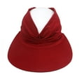 thumbnail image 2 of Womens Sun Visor Hat Wide Brim Summer Sun Hats UPF 50+ UV Protection Beach Hats Foldable Golf Visor for Women, 2 of 7