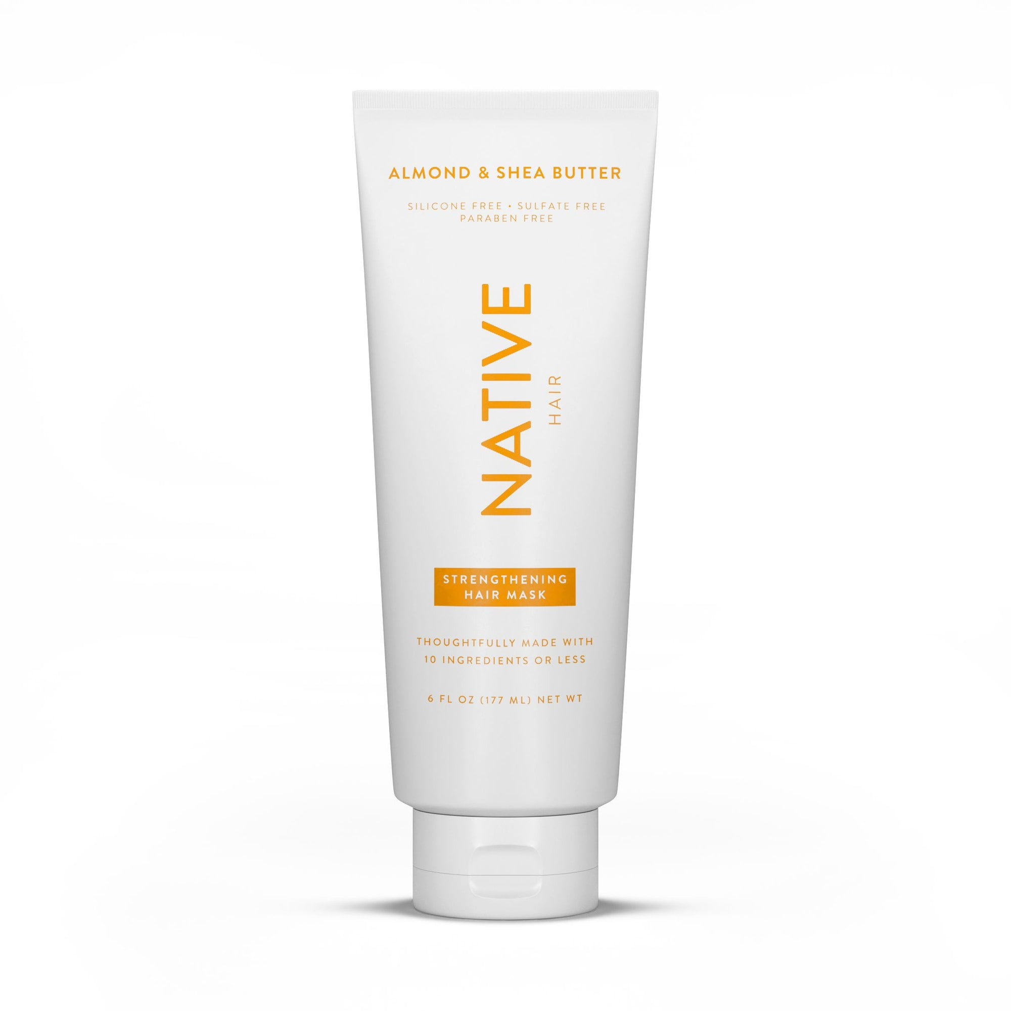 Native Strengthening Hair Mask, Almond & Shea Butter, Sulfate & Paraben Free, 6 oz
