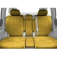 thumbnail image 2 of CalTrend Front 40/20/40 Split Bench Tweed Seat Covers for 2011-2014 Nissan Titan - NS182-12TA Yellow Insert and Trim, 2 of 2