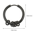 thumbnail image 2 of 1 Pair Stylish Men Ear Pendants Men Ear Piercing Earrings Fashion Accessory, 2 of 9