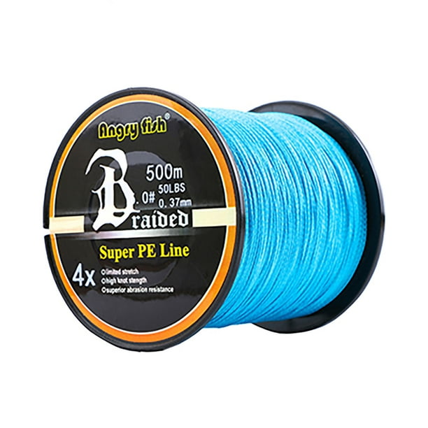 Ourlova 1 Roll 500m 4 Strands Braided Fishing Line 4 Colors 10