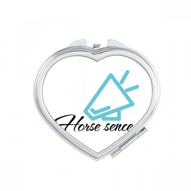 Common Sense Cognitive Understanding Horses Mirror Travel Magnification Portable Handheld Pocket Makeup