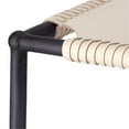 thumbnail image 5 of Jamie Young Co Asher 35" Transitional Leather & Steel Counter Stool in White, 5 of 6