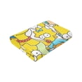 thumbnail image 6 of Simpsons Blankets Ultra Soft Flannel Blanket All Season Fuzzy Blanket Fluffy Cozy Blanket For Couch Bed Sofa 60"X50", 6 of 9