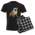 thumbnail image 6 of CafePress - Sitting Bulldog Men's Dark Pajamas - Men's Dark Loose Fit Cotton Pajama Set, 6 of 7