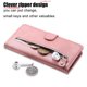 thumbnail image 5 of Estuche de Cuero PU con Cierre para Google Pixel 6 5G , Funda Protectora con Billetera y Correa, 5 of 6