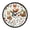 Cute Animals, variant on Indoor 12' Voice-Activated Luminous Decoration Wall Clock With LED Night Light Mushrooms Evergreen Leaves