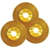 Beistle 9" Plastic Records; Gold 6/Pack 57208