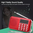 thumbnail image 5 of Dodocool Y-896 Mini Digital Portable 3W Stereo Speaker MP3 Audio Player High Fidelity Sound Quality w/ 2 Inch Display Screen Support USB Drive TF Card AUX-IN Earphone-out, 5 of 7