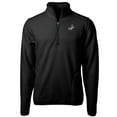 thumbnail image 2 of Men's Cutter & Buck Black Los Angeles Dodgers Cascade Eco Fleece Quarter-Zip Jacket, 2 of 3