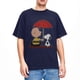 thumbnail image 1 of Camisetas de algodón 100% de Peanuts, Charlie Brown y Snoopy, camisetas novedosas para hombres, ropa de playa con diseño asombroso, manga corta, 1 of 5