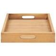 thumbnail image 3 of vidaXL Serving Tray 60x35 cm Solid Teak Wood, 3 of 5