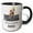 Black/White, variant on 3drose, Funny Caveman with Paddle Playing Pickleball Seniors Rock, 15oz Mug