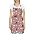 thumbnail image 3 of Yiaed Cute Calf Print Kitchen Apron with Hand Wipe Pockets,Big Pocket,Aprons for Women with Pockets, Waterproof for Cooking Baking, 3 of 7
