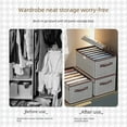 thumbnail image 4 of Storage Box Clothes Storage Box Household Foldable Clothes Pants Fitting Box Wardrobe Storage Partition Storage Box, 4 of 5