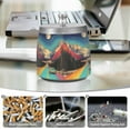 thumbnail image 6 of Yayeee Ashtray with Lid for Cigarette Smokeless Stainless Steel Home Ash Holder, Colorful Road, 6 of 7