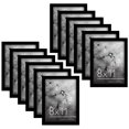 thumbnail image 1 of Americanflat Marco De Fotos De 8 X 11 Con Plexiglás Pulido  Juego De 12  Colección Signature  Marcos De Fotos Con Madera De Ingeniería  Juego De Marcos De Pared De Galería Para Mesa Y Pared  Negr, 1 of 5