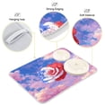 thumbnail image 4 of Dish Drying Mat Microfiber Kitchen Pad Large Counter Absorbent Dish Mats Drainer Rack 16"x18" Rose with Flag Pattern, 4 of 7