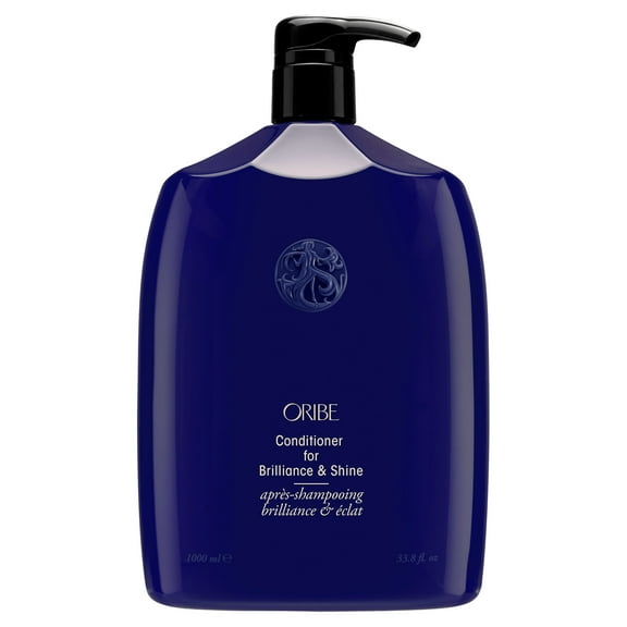 Oribe Conditioner for Brilliance and Shine With Pump  33.8 oz Unbox