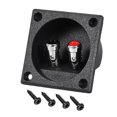 thumbnail image 1 of Conectores de terminal de altavoz de resorte de 2 vías Unique Bargains Clip Press Release Audio Cable Terminals Strip Negro, 1 of 3