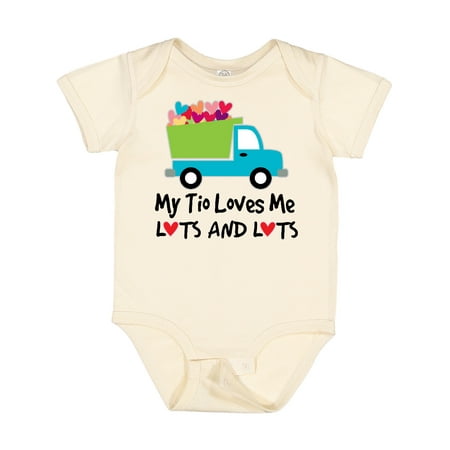 

Inktastic My Tio Loves Me Gift for Nephew Gift Baby Boy Bodysuit