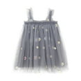 thumbnail image 2 of LYHaoo Toddler Girls Sleeveless Holiday Party Festival Floral Dress Dance Party Dresses Clothes，Vintage Girls Dress Sizes 12-18 Months Gray, 2 of 5