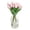 AC, variant on Valentine's Day Artificial Flowers Real PU Flowers and A Small Vasefor Wedding Spring Bouquet Arrangement Home Decorations for Mother's Day, AA