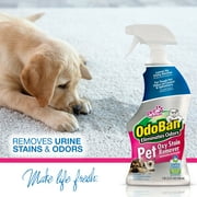 OdoBan Pet Solutions 32oz Spray Oxy Stain Remover, 1 Gallon 3-in-1 Carpet Cleaner Concentrate and 120 Dog Waste Pickup Bags, 160 Fl Oz