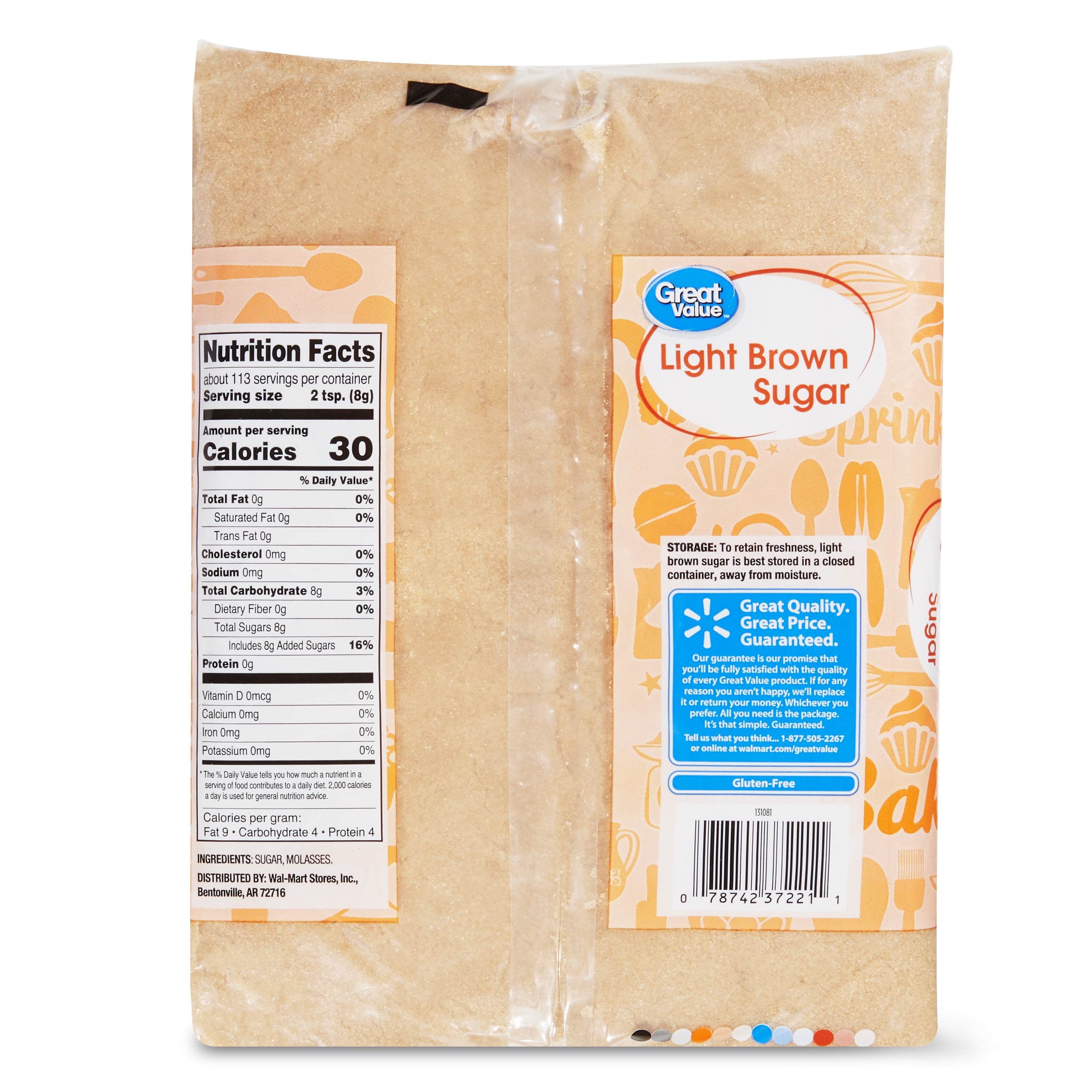 Great Value Light Brown Sugar, 2 Lb - Walmart.com - Walmart.com Great Value Light Brown Sugar, 2 Lb - Walmart.com - Walmart.com
