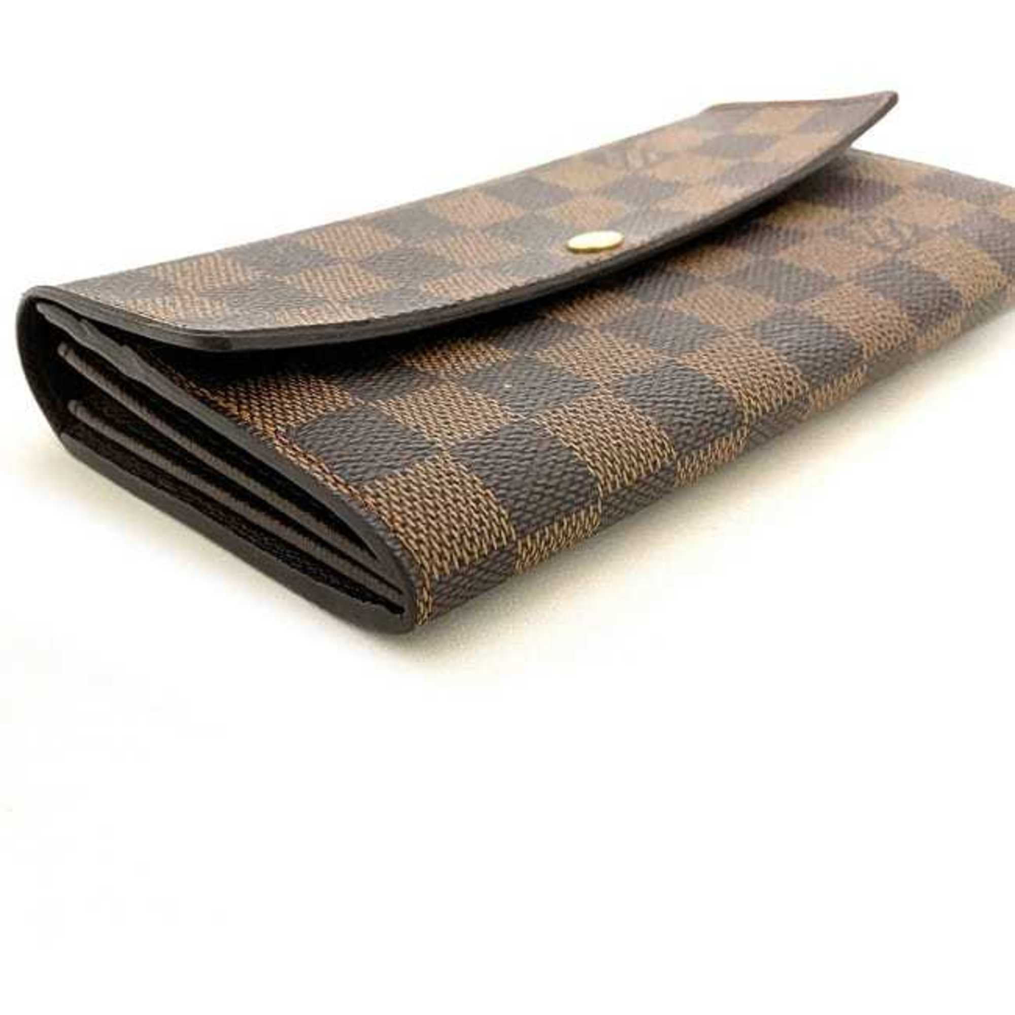 Louis Vuitton Authentic LV Long Wallet Portefeuille Sarah Brown Monogram -  $227 (68% Off Retail) - From belle
