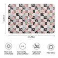 thumbnail image 3 of Pioneer Flower Floral Print Pattern Bathroom Rugs Mat, Non Slip Microfiber Bathroom Rug with Rubber Backing, Soft Mats for Bathroom Floor Tub Shower, 17"x27", 3 of 5
