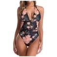 thumbnail image 1 of Maillot de Bain Femme Bikini Imprimé Haut de Gamme Monokini de Plage, 1 of 6