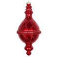 thumbnail image 1 of Vickerman MT198803D 10 Po. Ornement Red Candy Glitter Net Drop, 1 of 1