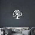 thumbnail image 3 of Sdcart Metal Tree of Life Decor, Metal Wall Decor, Tree Art Wall Decor, Metal Wall Art, Tree of Life Decor, Living Room Bedroom Indoor Outdoor Metal Wall Art Hangings (04), 3 of 6