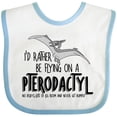 thumbnail image 3 of Inktastic Flying Pterodactyl Boys or Girls Baby Bib, 3 of 4