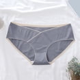 thumbnail image 2 of Panties for Women,Maternity Seamless C Panel Thong for Women Plus Size Low Rise Comfortable Underwear,Womens Underwear,Blue,2XL, 2 of 3