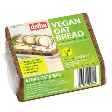Delba Vegan Veggie Oat Rye Bread