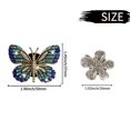thumbnail image 4 of Ambientadores para auto Xinjincang con mariposa de strass, 4 piezas, 4 of 7