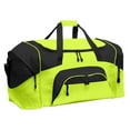 thumbnail image 4 of - Standard Colorblock Sport Duffel. BG99, Safety Yellow/ Black, OSFA, 4 of 7